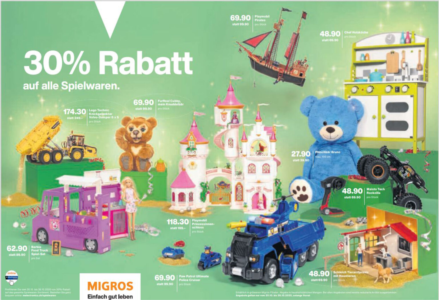 auf alle Spielwaren 30% Rabatt - Seedamm-Center