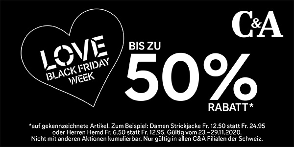 C&A: Black Friday Week - Seedamm-Center
