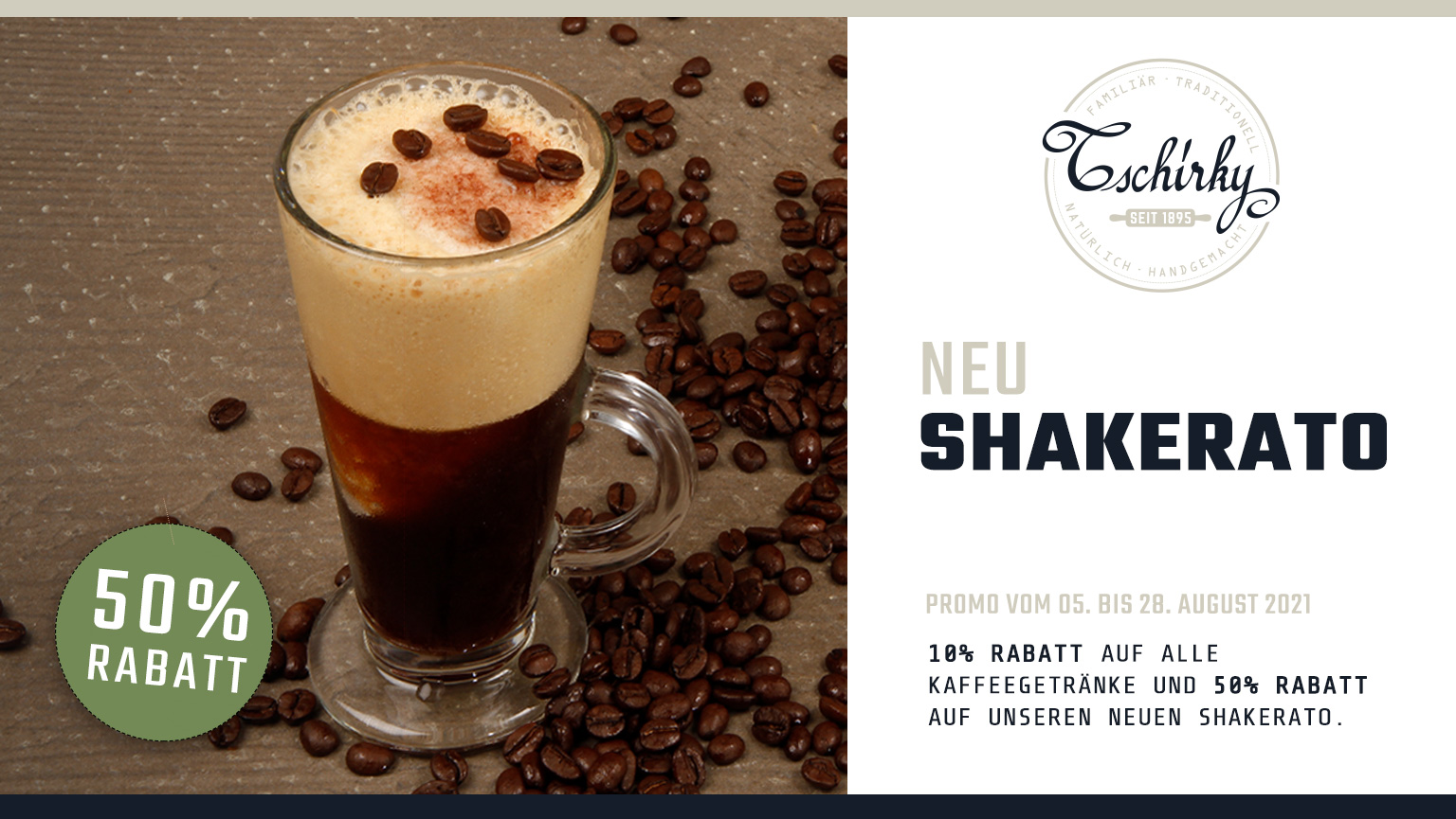 Tschirky: Kaffeegetränke und Shakerato-Aktion - Seedamm-Center