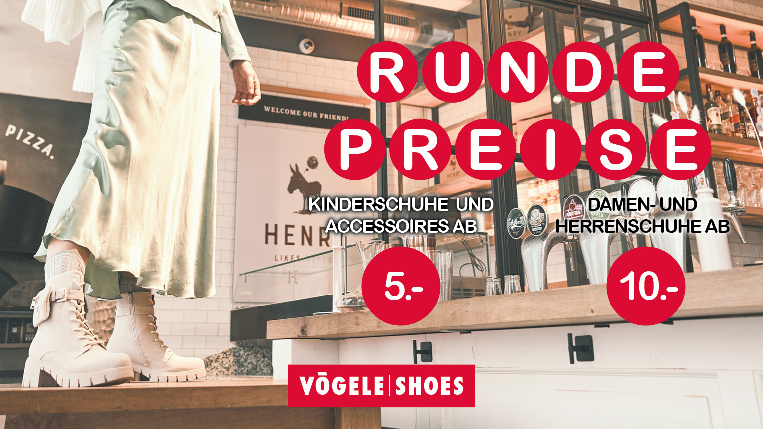 Runde Preise bei Vögele Shoes - Seedamm-Center