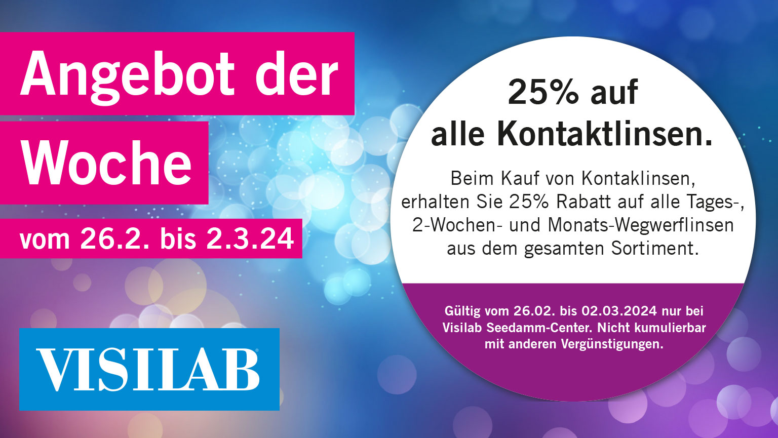 Wochenaktion - Seedamm-Center 2