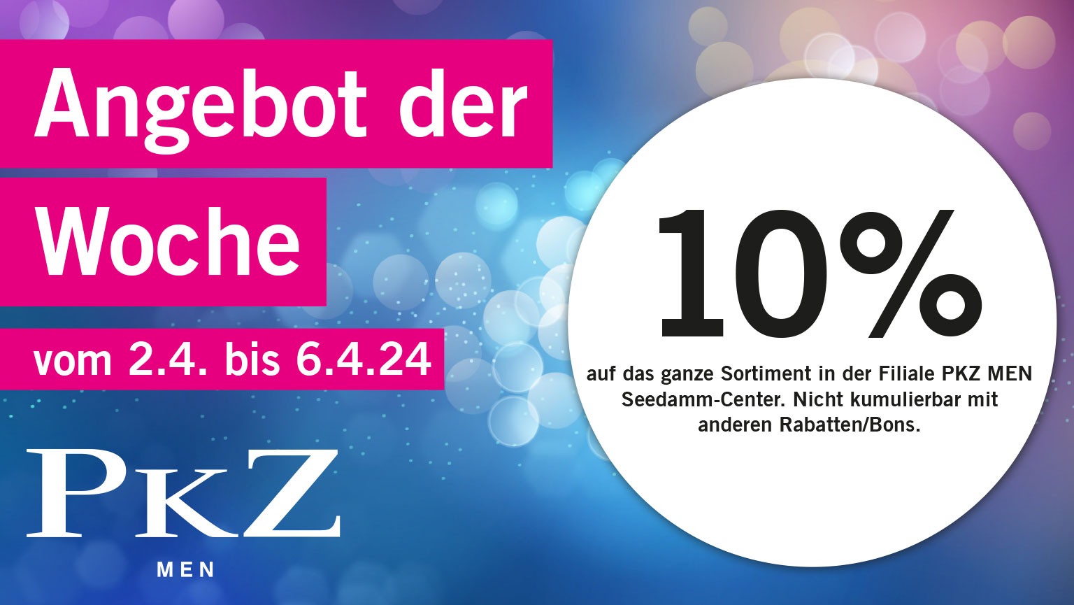 Aktion der Woche SeedammCenter