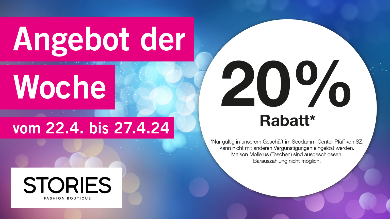 50 Jahre Jubiläum - Seedamm-Center 12