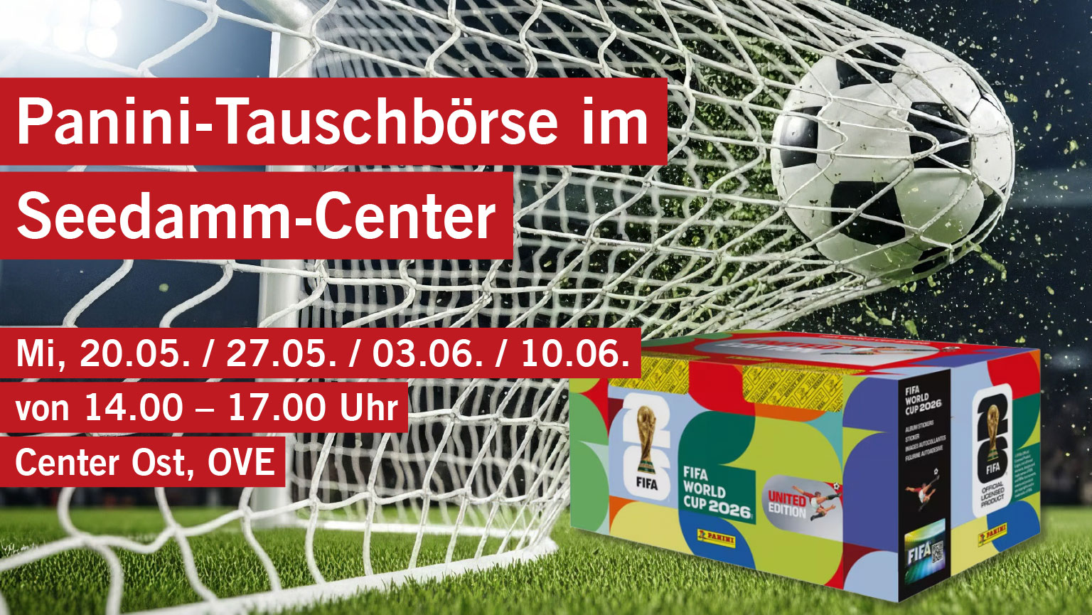 Panini-Tauschbörse im Seedamm-Center - Seedamm-Center