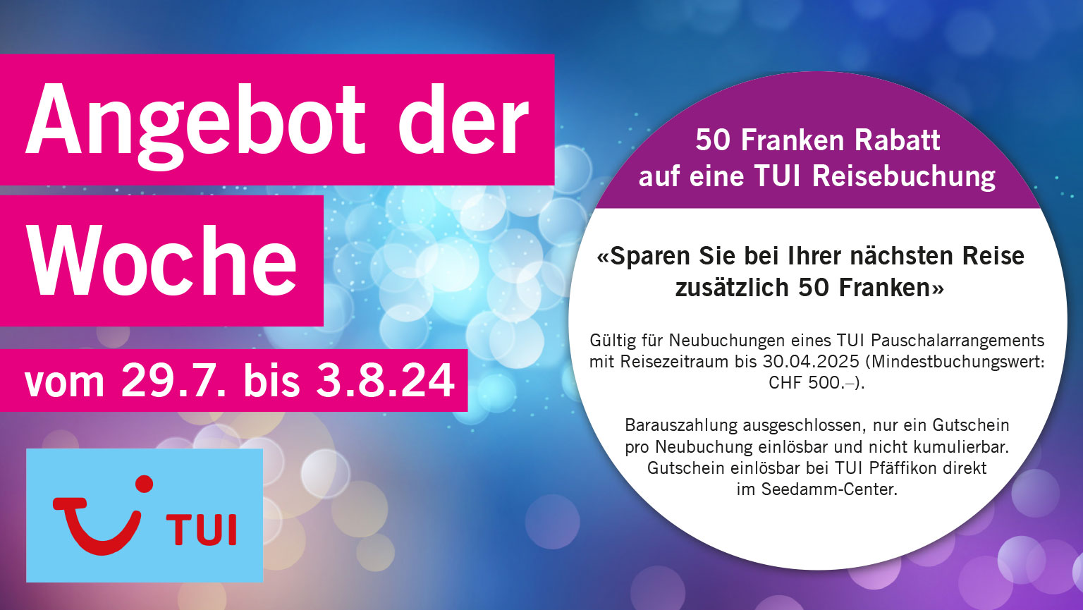 Aktion der Woche - Seedamm-Center 11