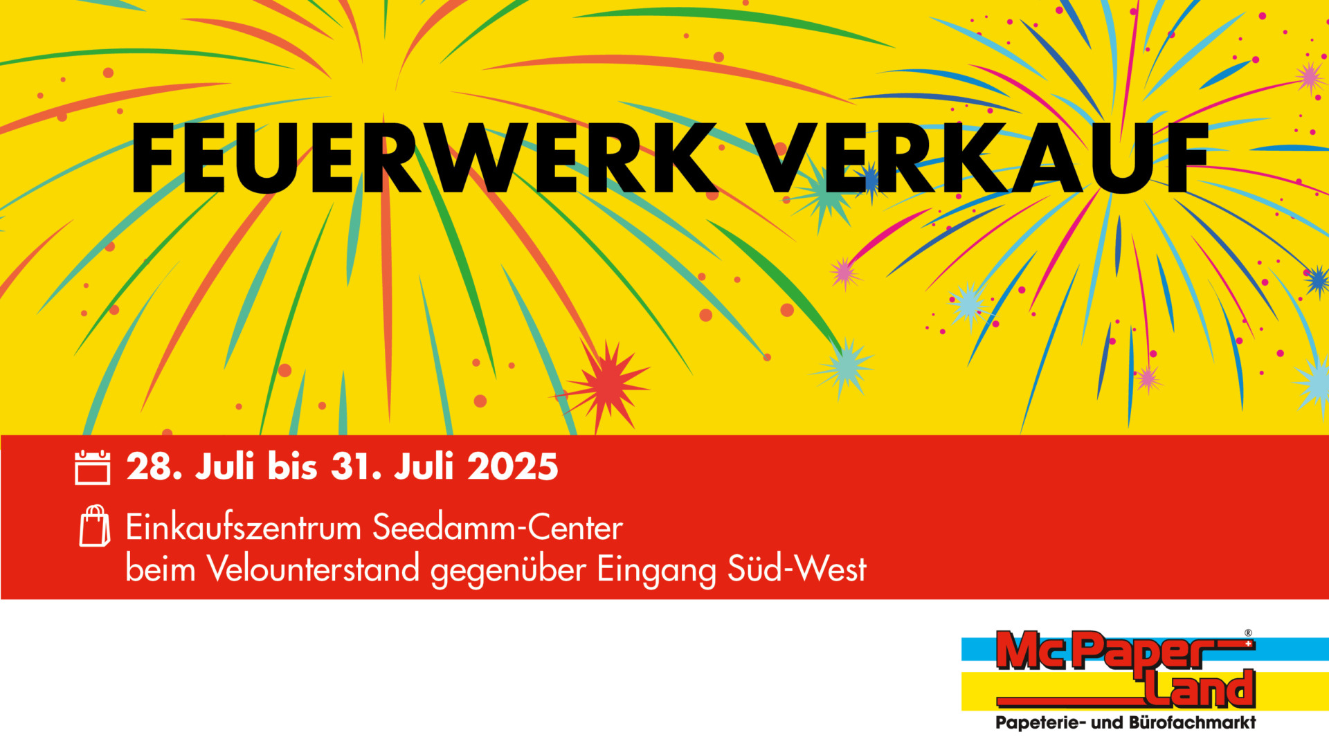 Feuerwerk Verkauf - Seedamm-Center 2