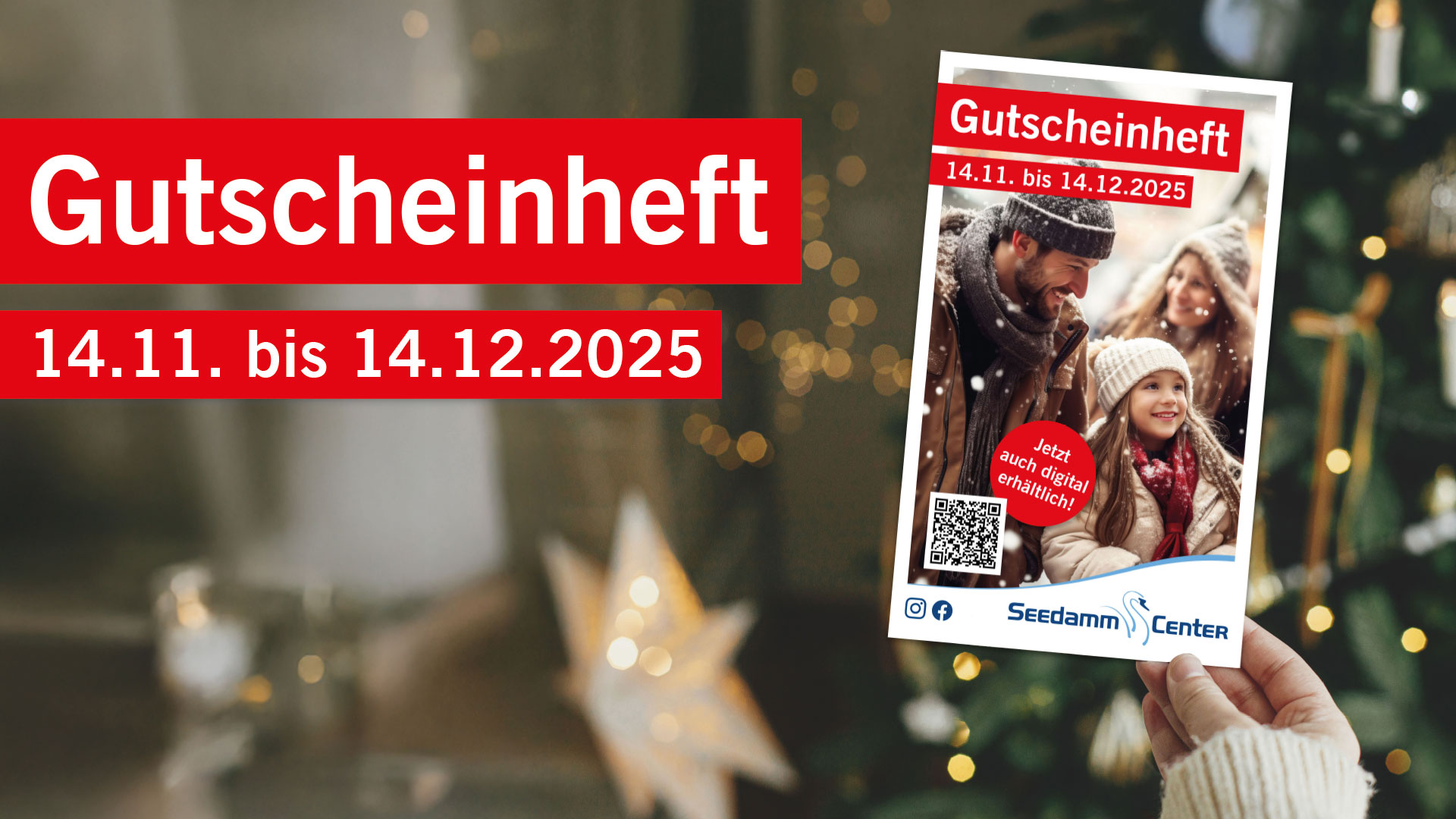 Das Gutscheinheft ist zurück - Seedamm-Center 1