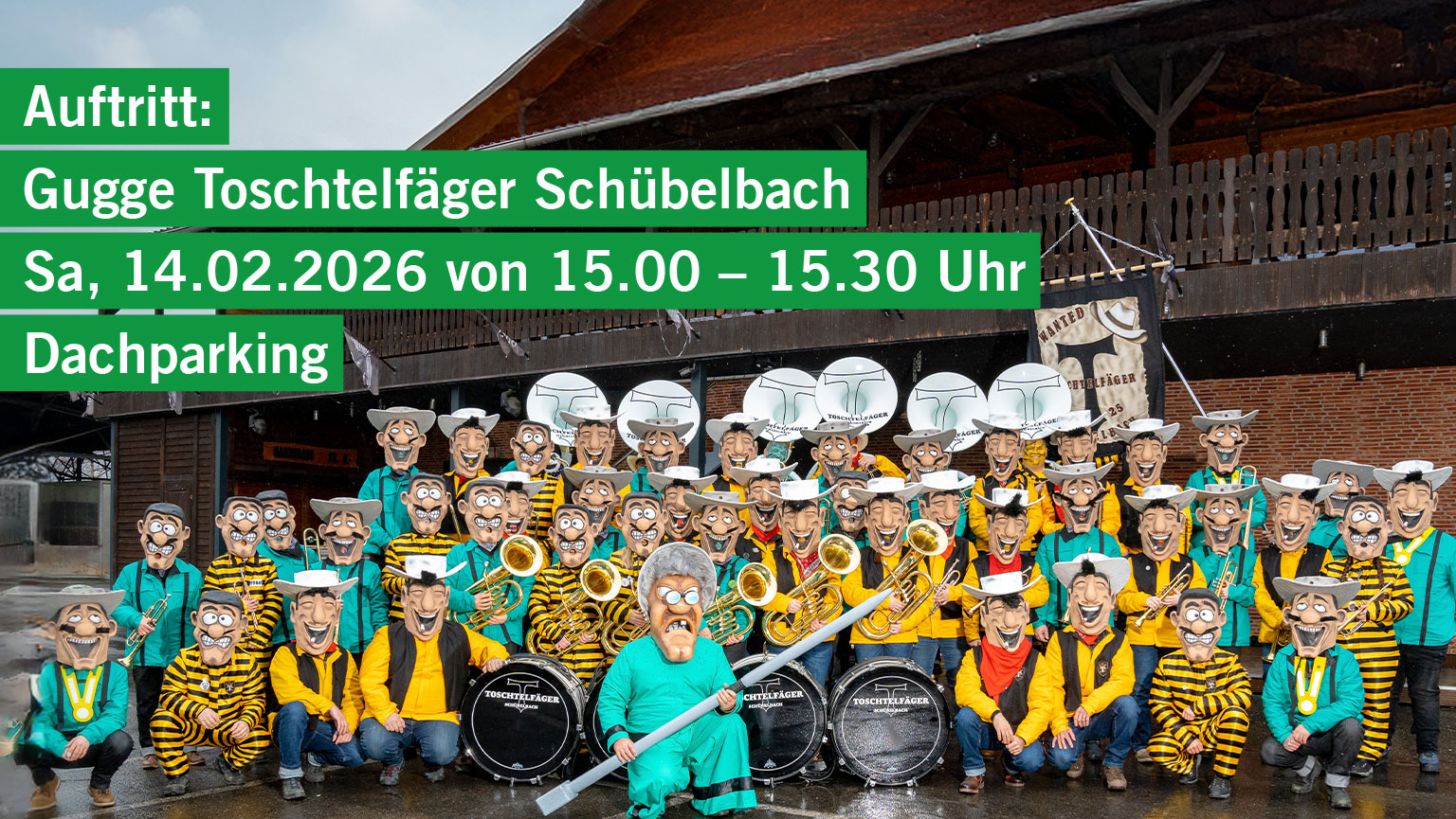 Toschtelfäger Guggenmusik im Seedamm-Center - Seedamm-Center