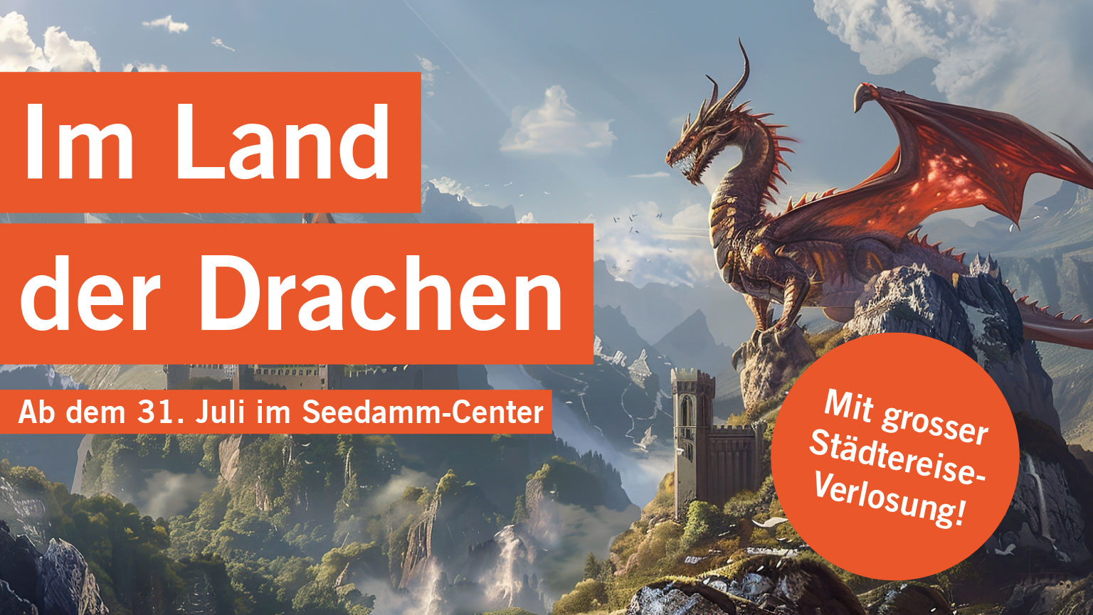 Im Land der Drachen im Seedamm-Center Teaser - Seedamm-Center