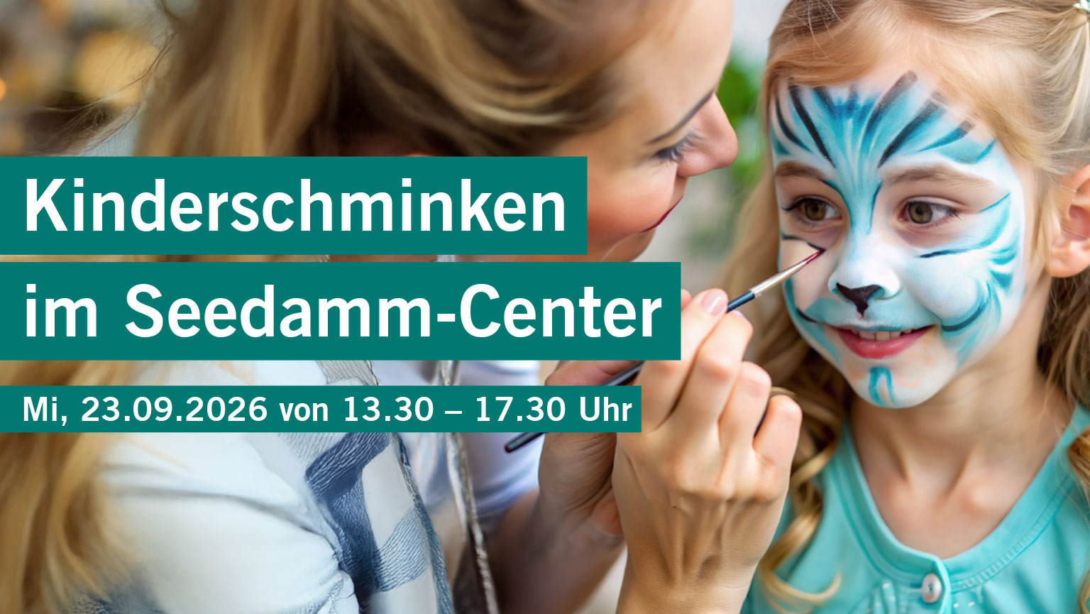 Kinderschminken 12.08.26 - Seedamm-Center 2