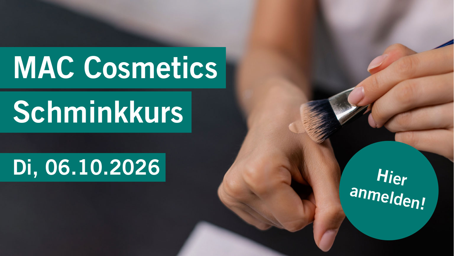 Schmink-Workshop mit MAC Cosmetics - Seedamm-Center