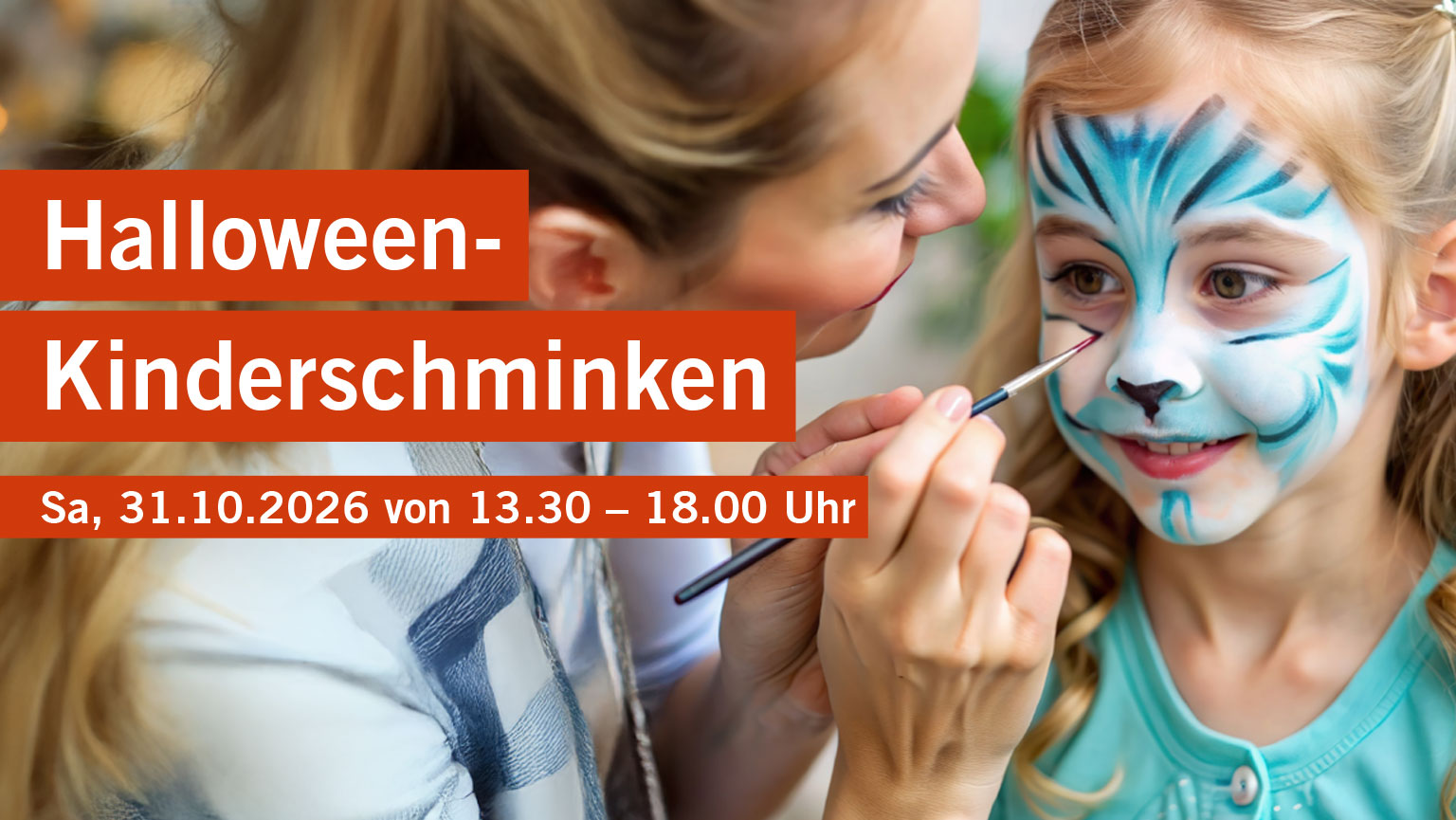 Kinderschminken 31.10.26 - Seedamm-Center